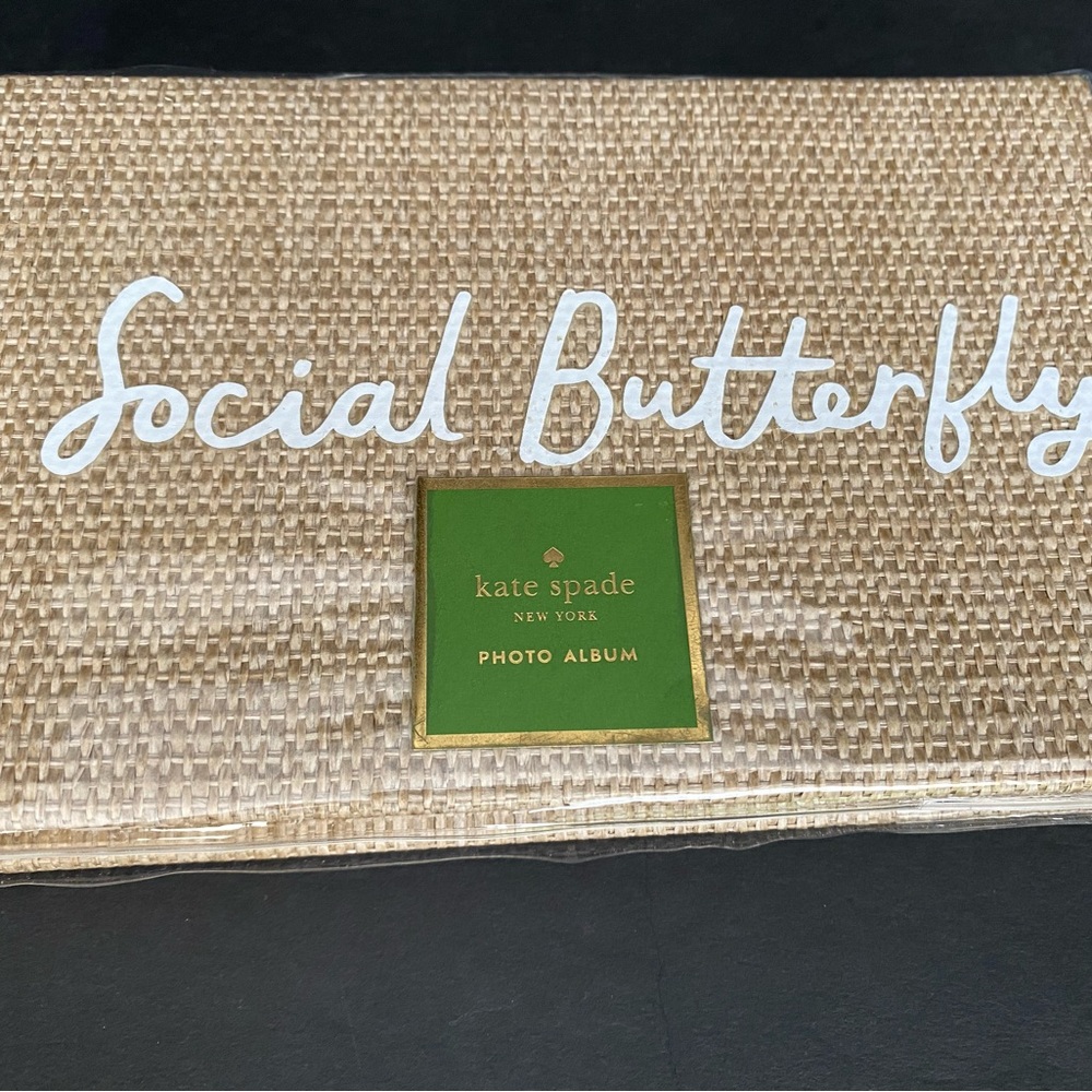 Kate Spade New York "Social Butterfly" Small Photo Album, NWT